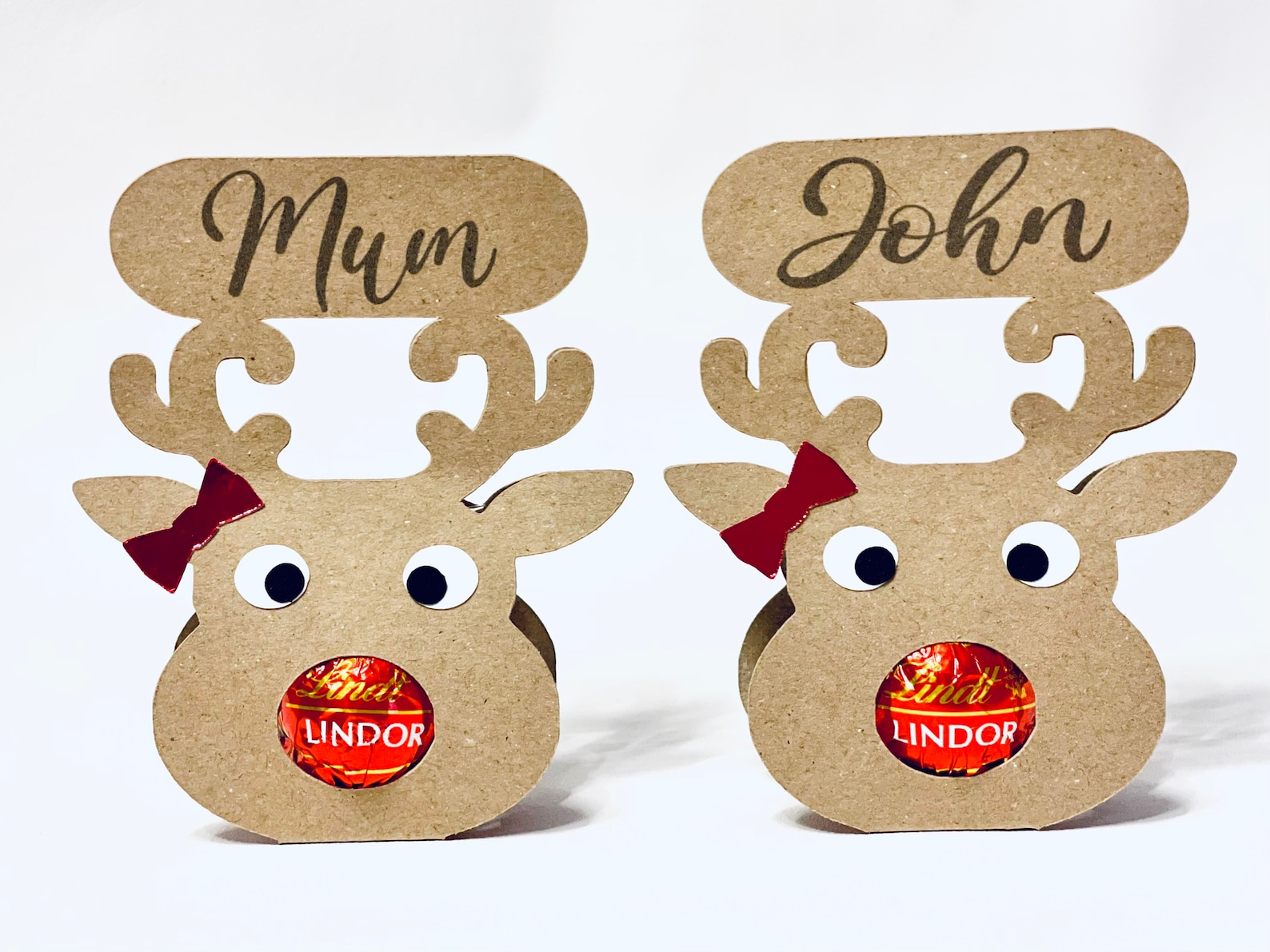 Reindeer chocolate holder Lindt chocolate holder Christmas Etsy