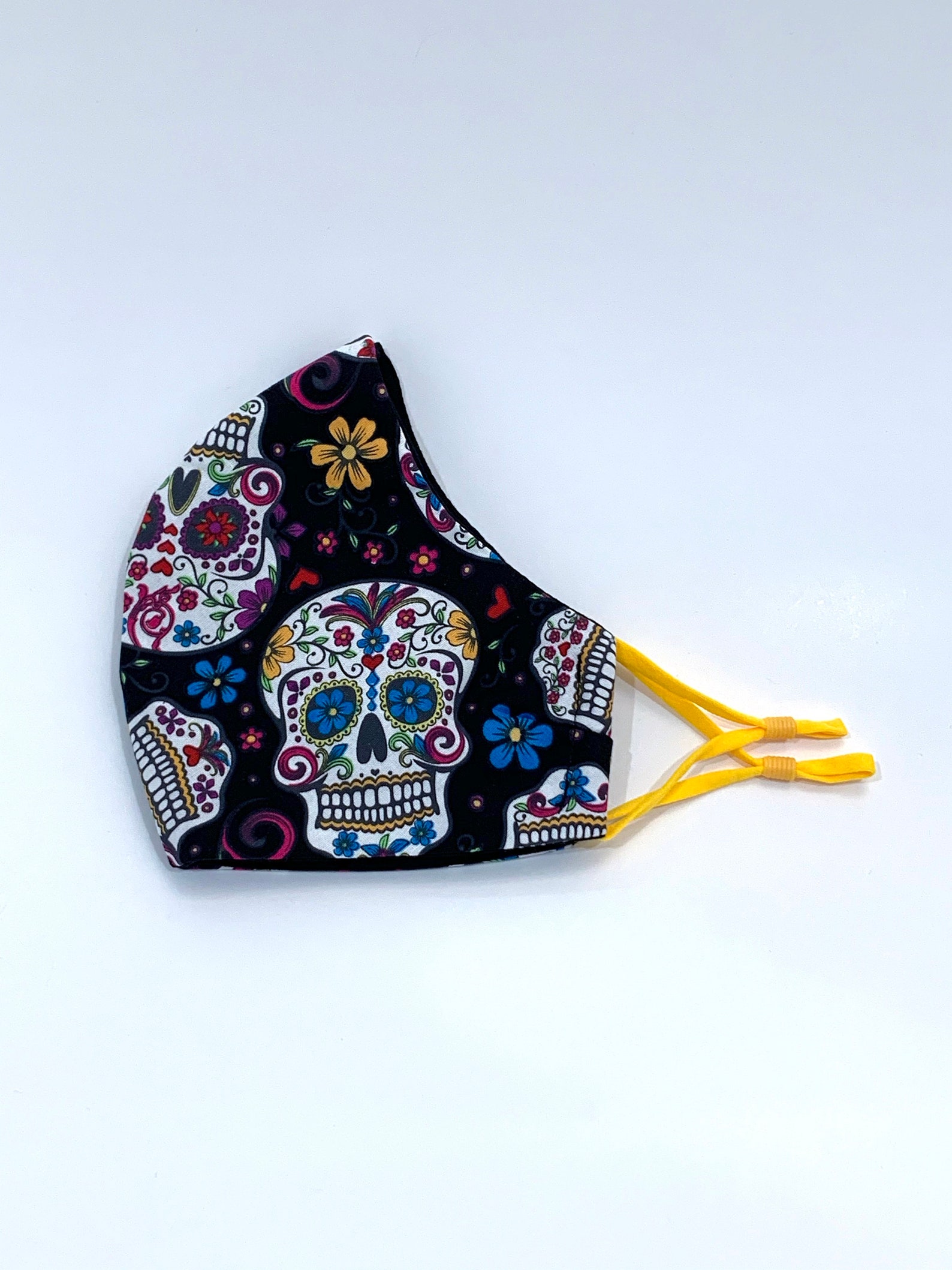 Sugar Skull Face Mask Cinco De Mayo Face Mask Halloween Face Mask 100