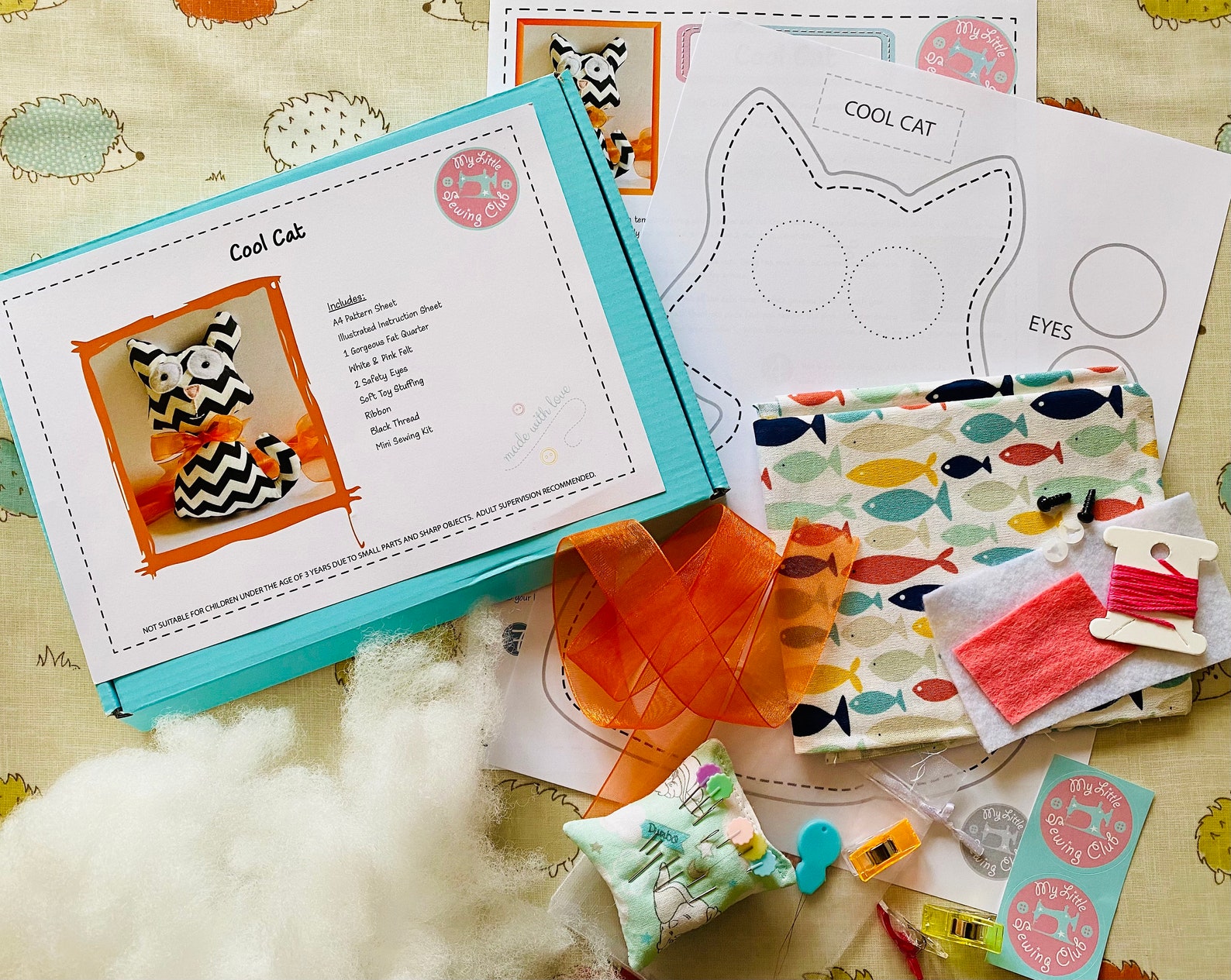 Kit De Couture En Bois Pour Enfants 3-10 Ans - Formes Animaux Mignons - Jouet éducatif Motricité Fine - Cadeau Créatif Et Durable