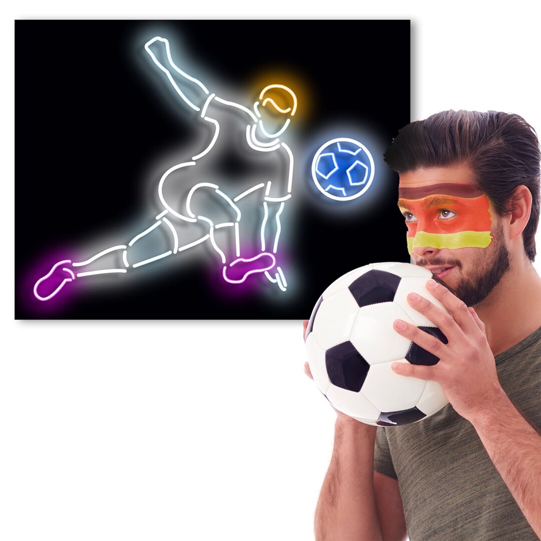 Custom LED Neon Sign Germany Fans Personalized LED Bedroom Night Light