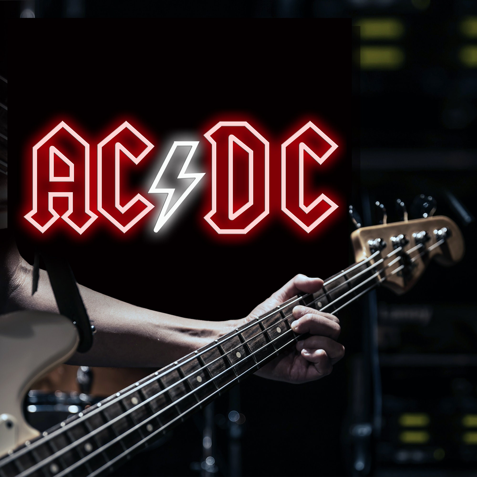Custom ACDC Neon Sign Rock Music LED Neon Home Bar Neon