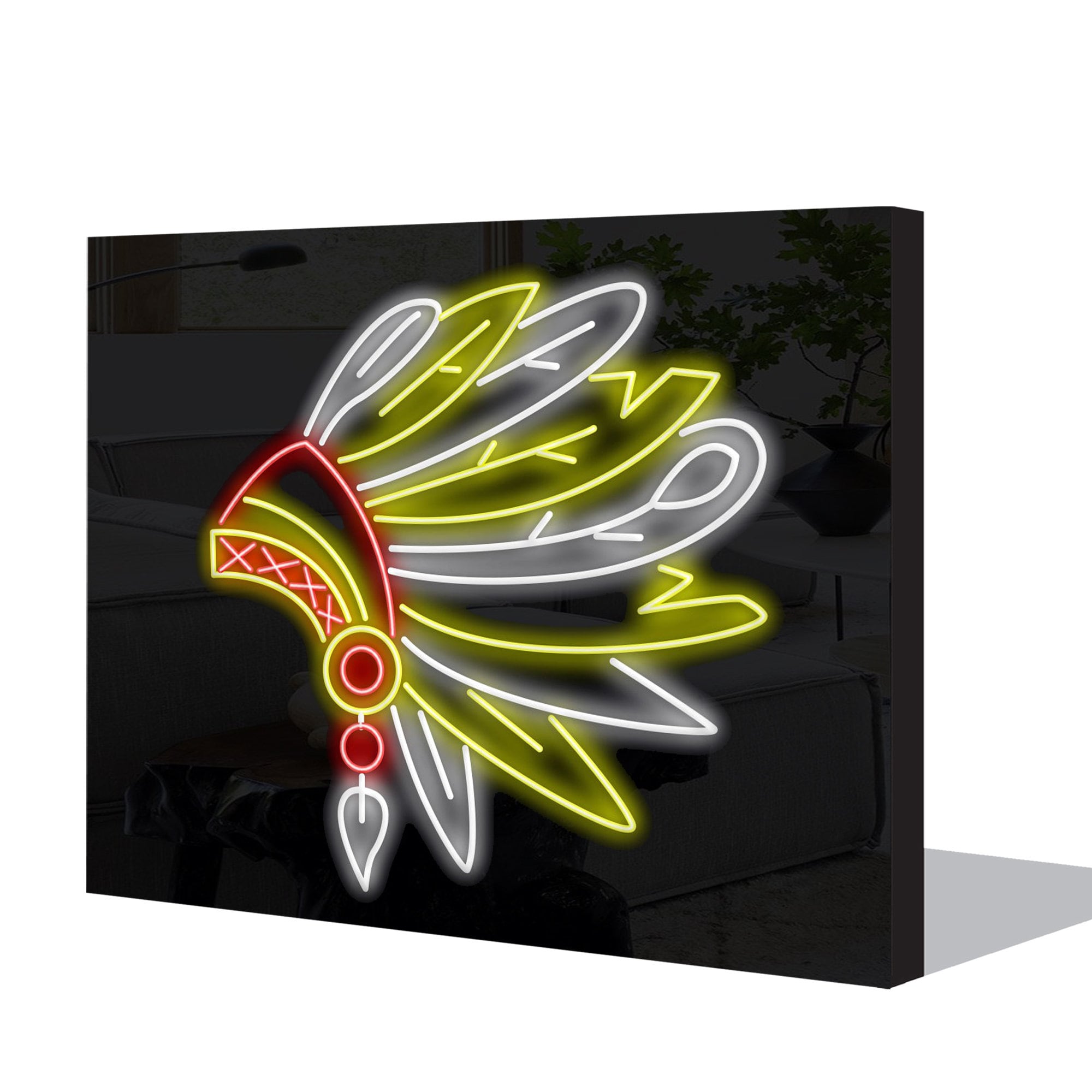 Custom LED Neon Sign Indian Personalized LED Bedroom Night Light, Shop