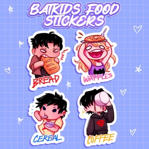Robins Food Curse Sticker Set (Holographic)