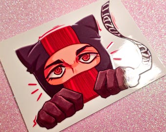 Sticker voiture Kitty Clancy