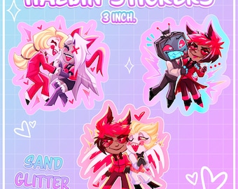 Hazbin Valentines Stickers