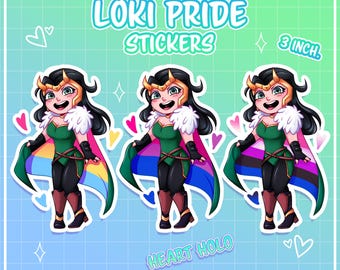 Stickers fierté de Lady Loki