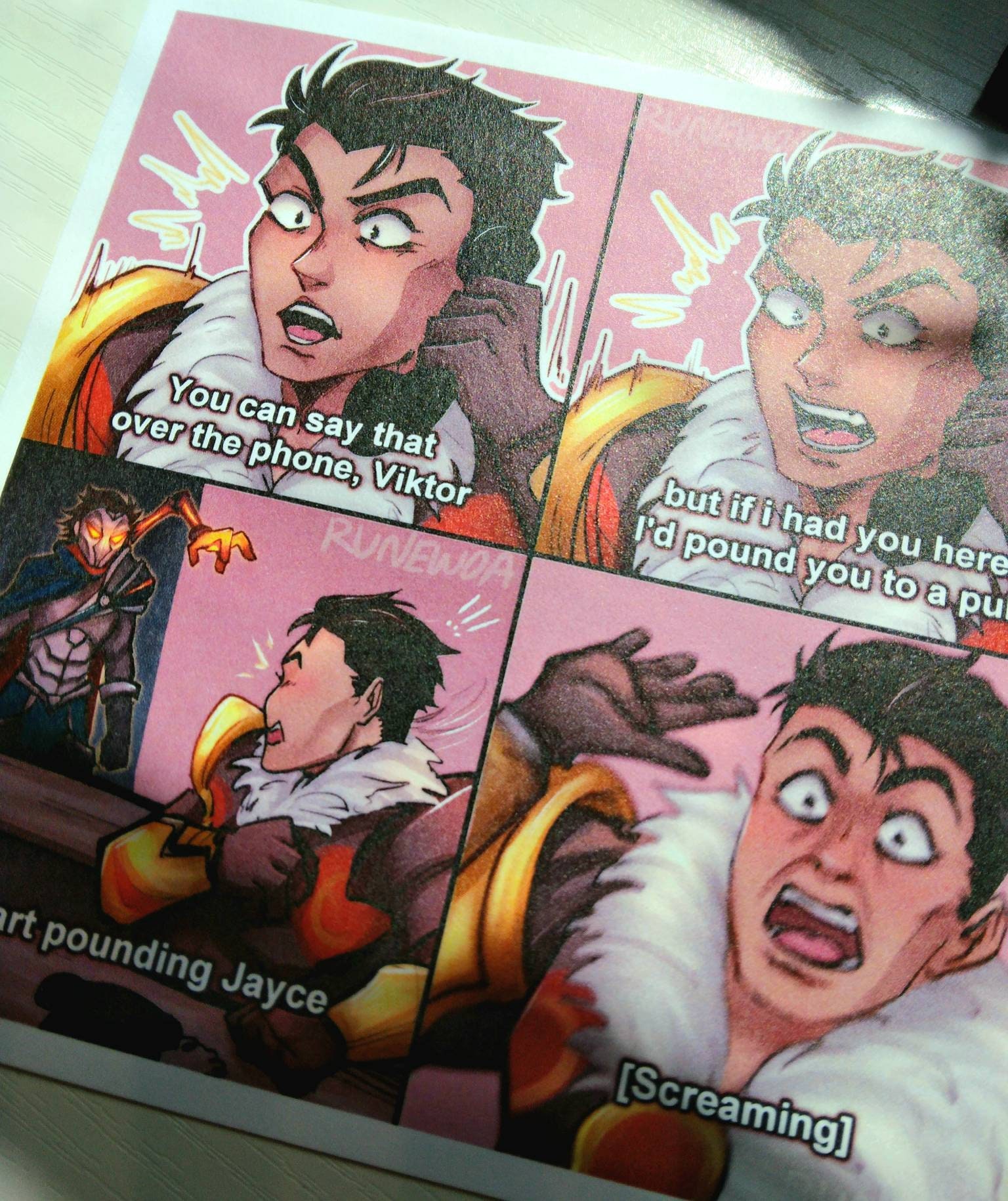 Viktor and Jayce Pounding Print - Etsy Finland