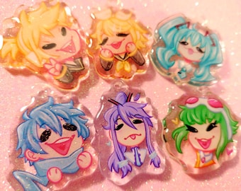 Breloques pour téléphone Vocaloid Chibi