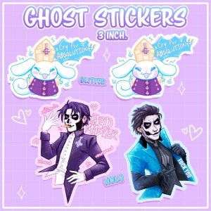 Ghost Papa Stickers