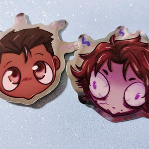 Shimmered Out Viktor and OwO Jayce Stickers