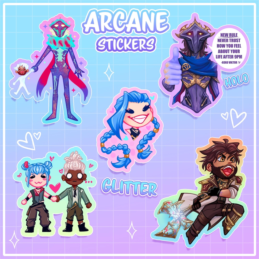 Arcane Stickers - Etsy