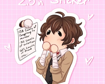 Sticker Crimes de Dazai