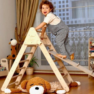 Faltbares Montessori Kletterdreieck für Kleinkinder, 3 Größen, perfektes Halloween Geschenk für Kinder, Kleinkind Kletterer, 1