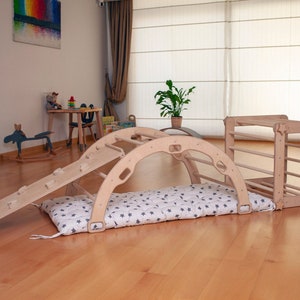 Conjunto de 5 peças Montessori Climber, móveis de brinquedo para crianças, academia de selva interna, atividades para crianças pequenas