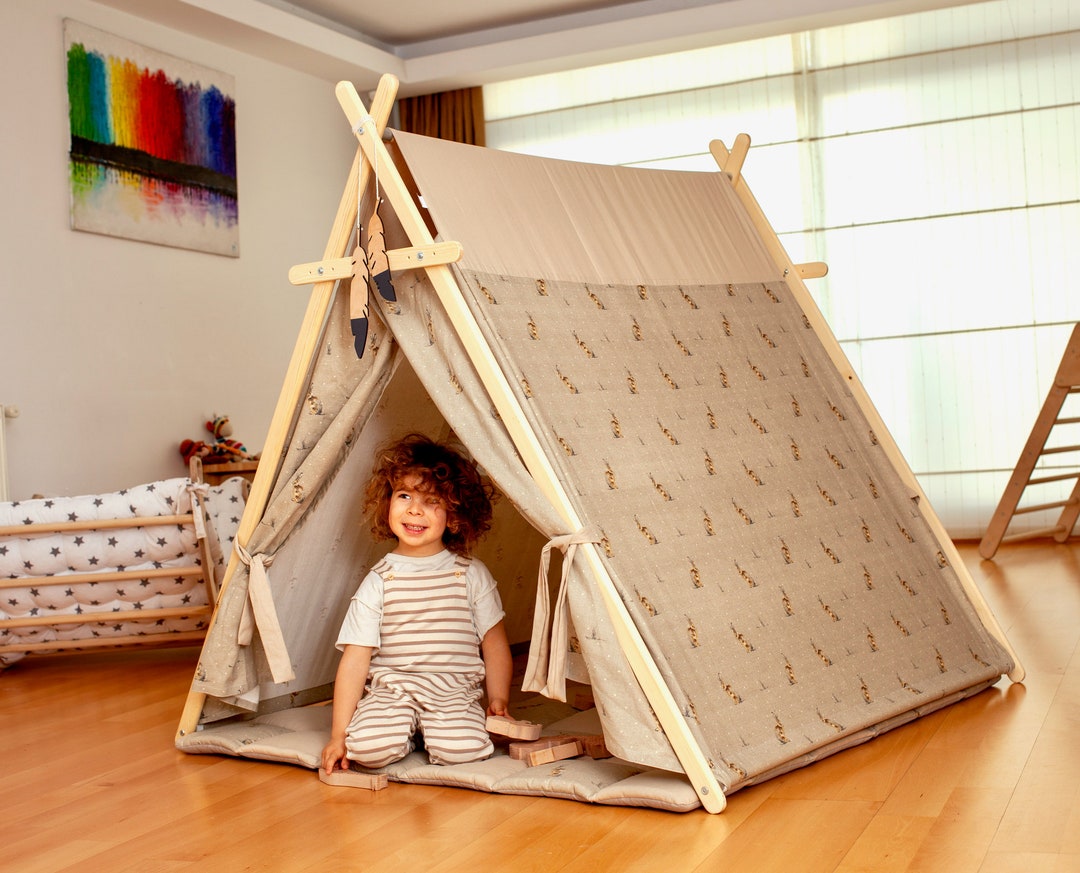 Kids Teepee Teepee Floor Cushion Amazon Toddler Tent, Teepee Mat