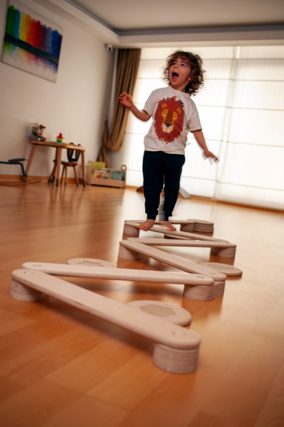 Ensemble tremplin et poutre pour enfants -  Canada