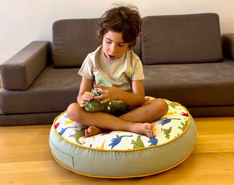 Kids Floor Pillow | Montessori Mat | Reading Nook Cushion | Large Floor Cushion for Toddlers | Yoga Pad | Play Mat