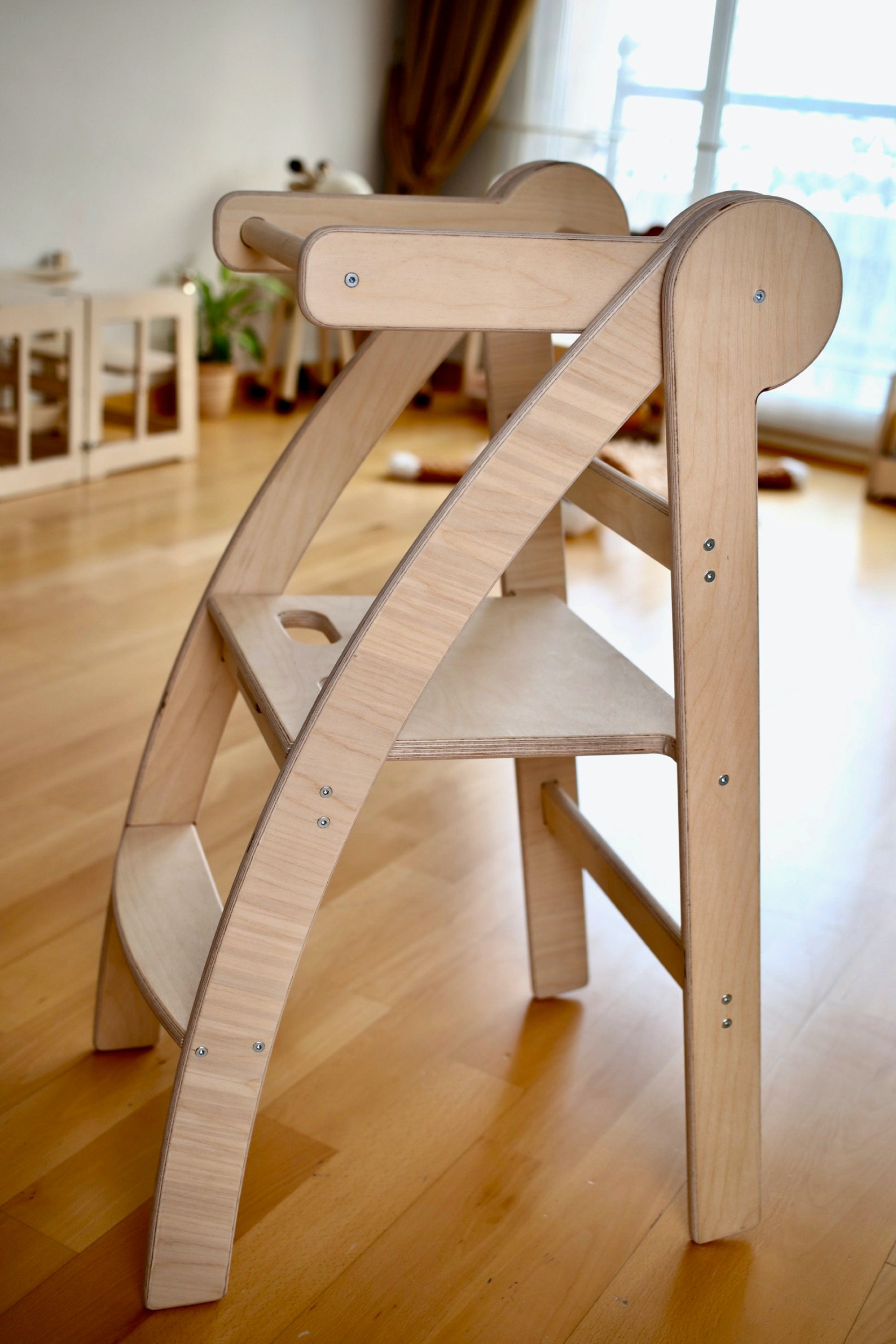 Handmade Montessori Furniture for Toddler Wooden Kids Stool Etsy