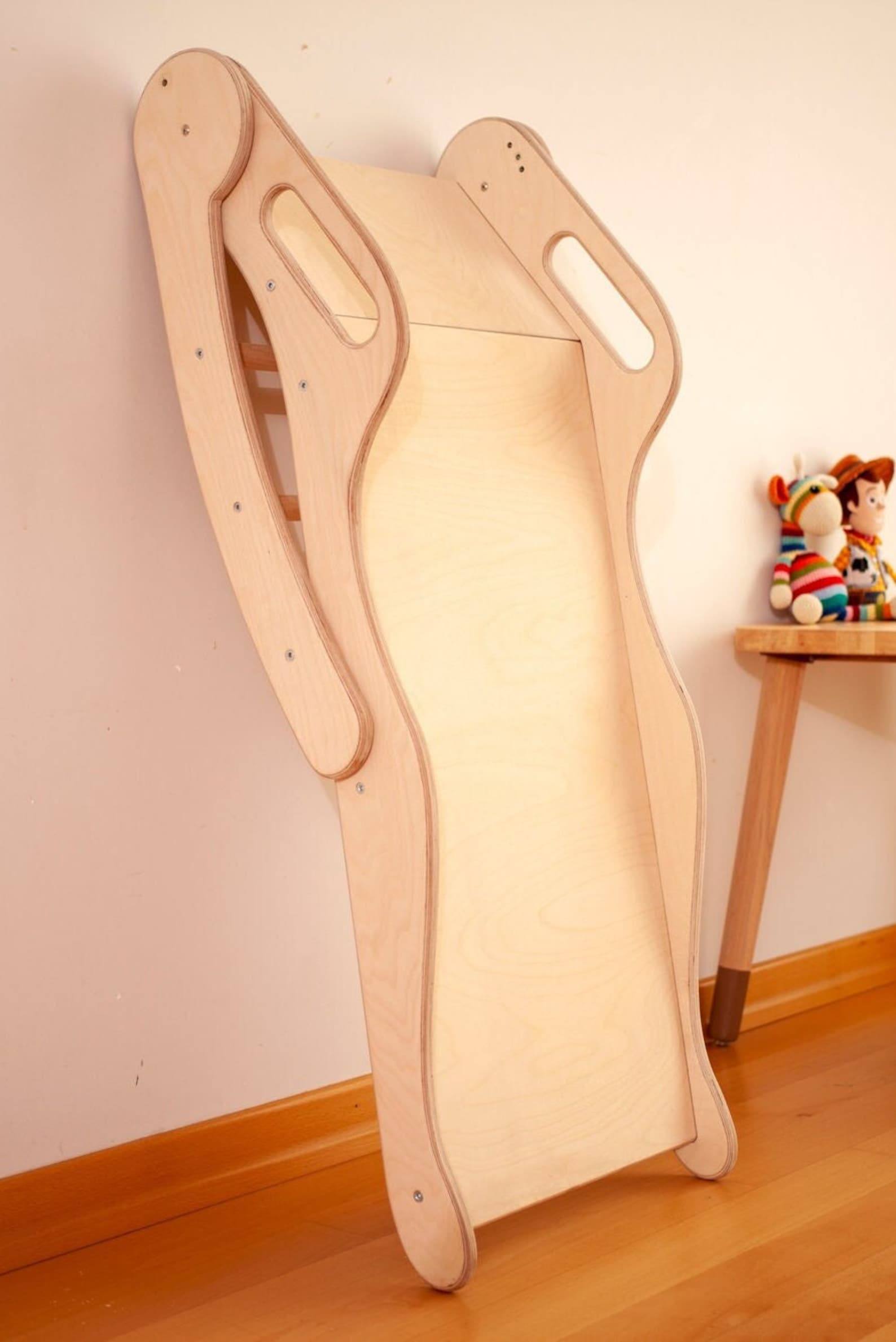 Indoor Slide for Children Wooden Toddler Slide Wooden Slide Etsy