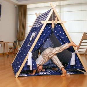 Playhouse Teepee Kids, Indoor Kids Tent, Teepee Tent, Kids Playtent, Viking Tent