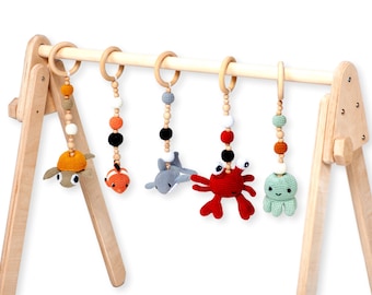 Montessori baby play gym for toddler