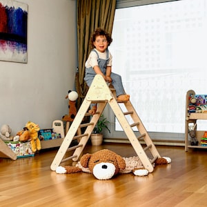 Wooden Montessori Toys for Toddler, Montessori Climber for Kids, Baby Boy and Baby Girl Gift
