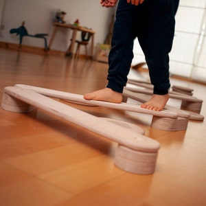 Toddler Balance Beam Set, Montessori Baby Toys