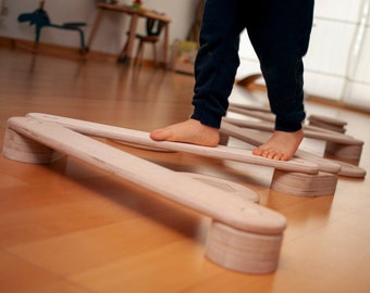 Toddler Balance Beam Set, Montessori Baby Toys