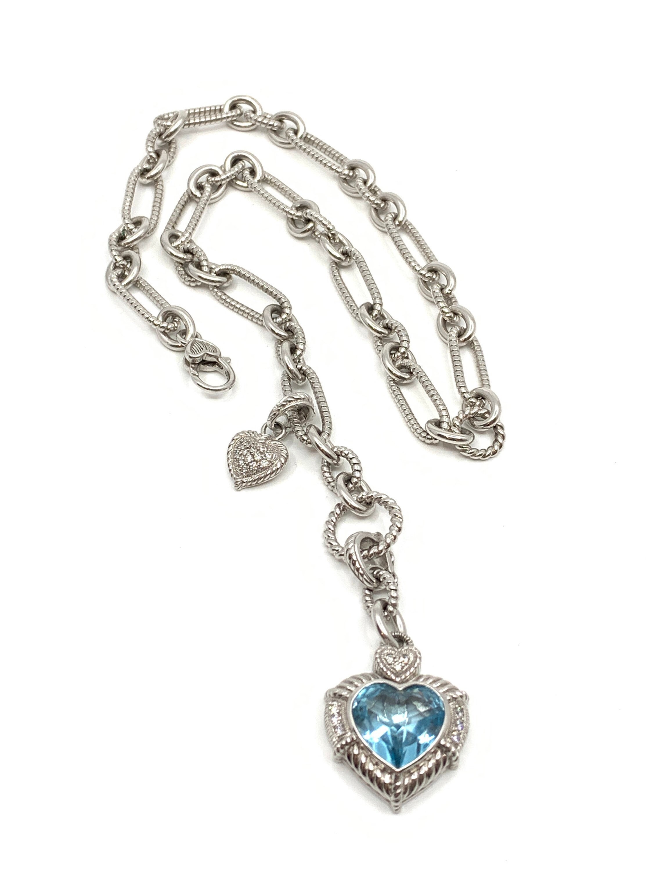 JUDY AND PAUL☆silver925 muse all-silver bold heart necklace Silver Necklaces 002-631-2000341 - Lee Ann's Fine Jewelry