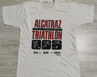Vintage Alcatraz prison tees 80s