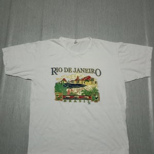 Camiseta vintage de recuerdo de los años 90 de río de Janeiro