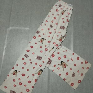 Vintage y2k betty boop women pants All over prints