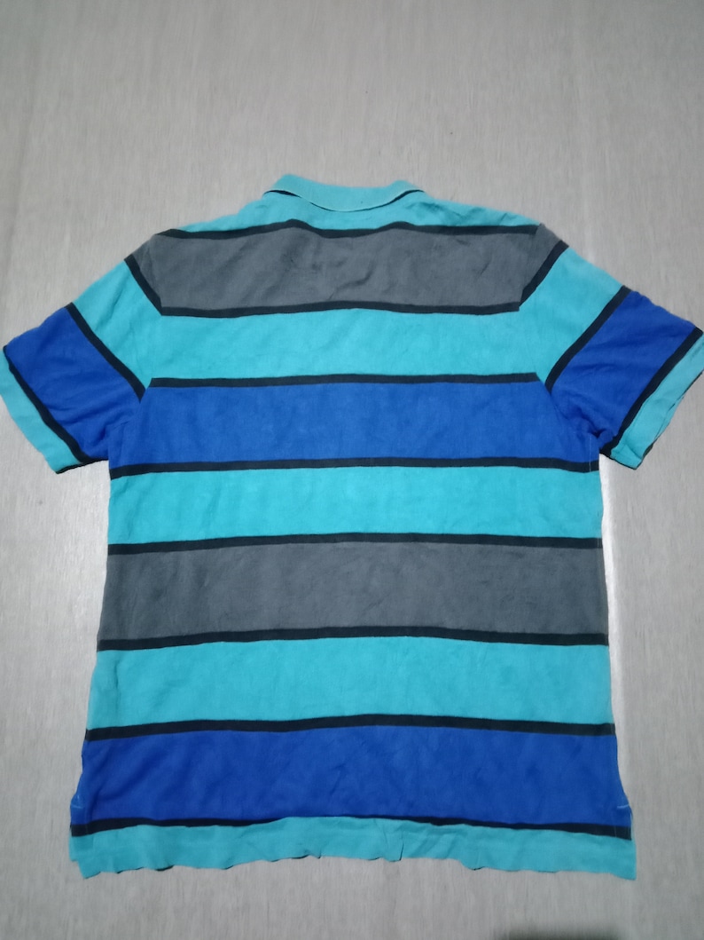 Nike collar stripe polo shirt image 2