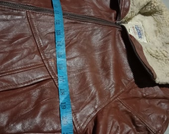 Buy Vintage Flight Leather Jacket 80s Online in India - Etsy