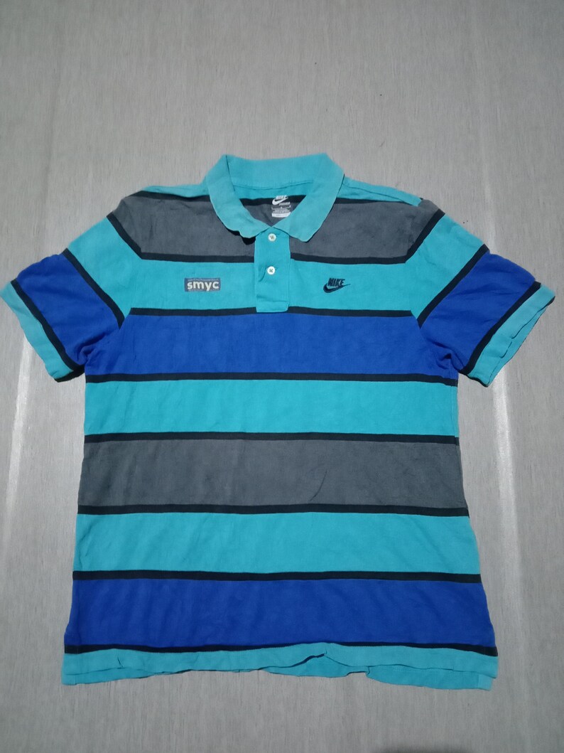 Nike collar stripe polo shirt image 1