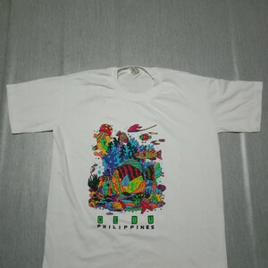Vintage 90s cebu philipines souvenir tshir