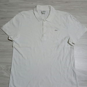 Vintage lacoste slim fit polo shirt