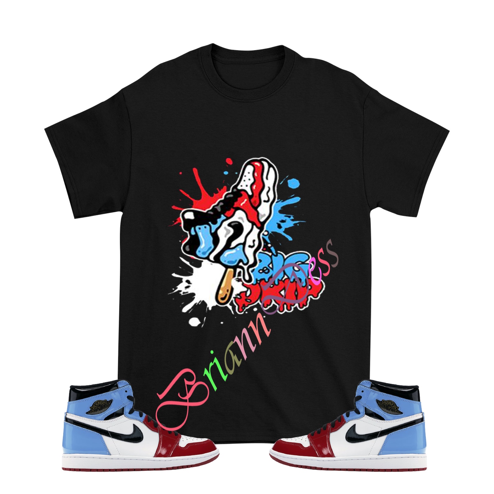 fearless jordan 1 t shirt
