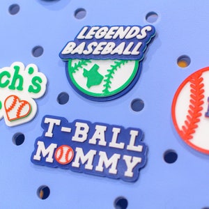 BOGG BAG CHARM, Personalized Bogg Bag Accessories, Baseball Bogg Bag charm, Football Bogg Bag Charm, Softball Bogg Bag Charm