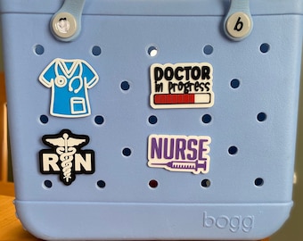Nurse Bogg Bag Charm: Medical Bag Accessory