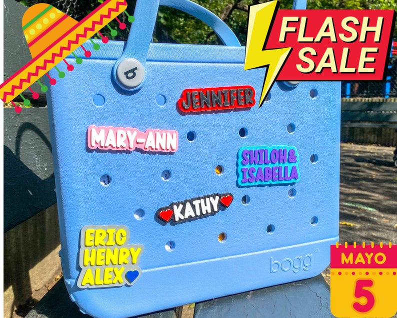 BOGG BAG CHARM Personalized Bogg Bag Name Tag Bogg Bag Etsy