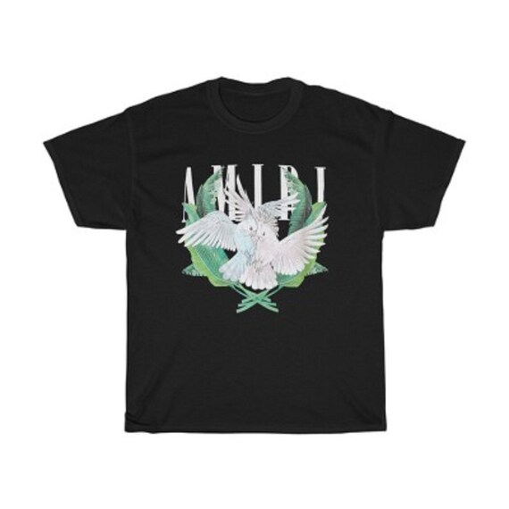 Amiri T Shirts Dual Doves T Shirt Gift 
