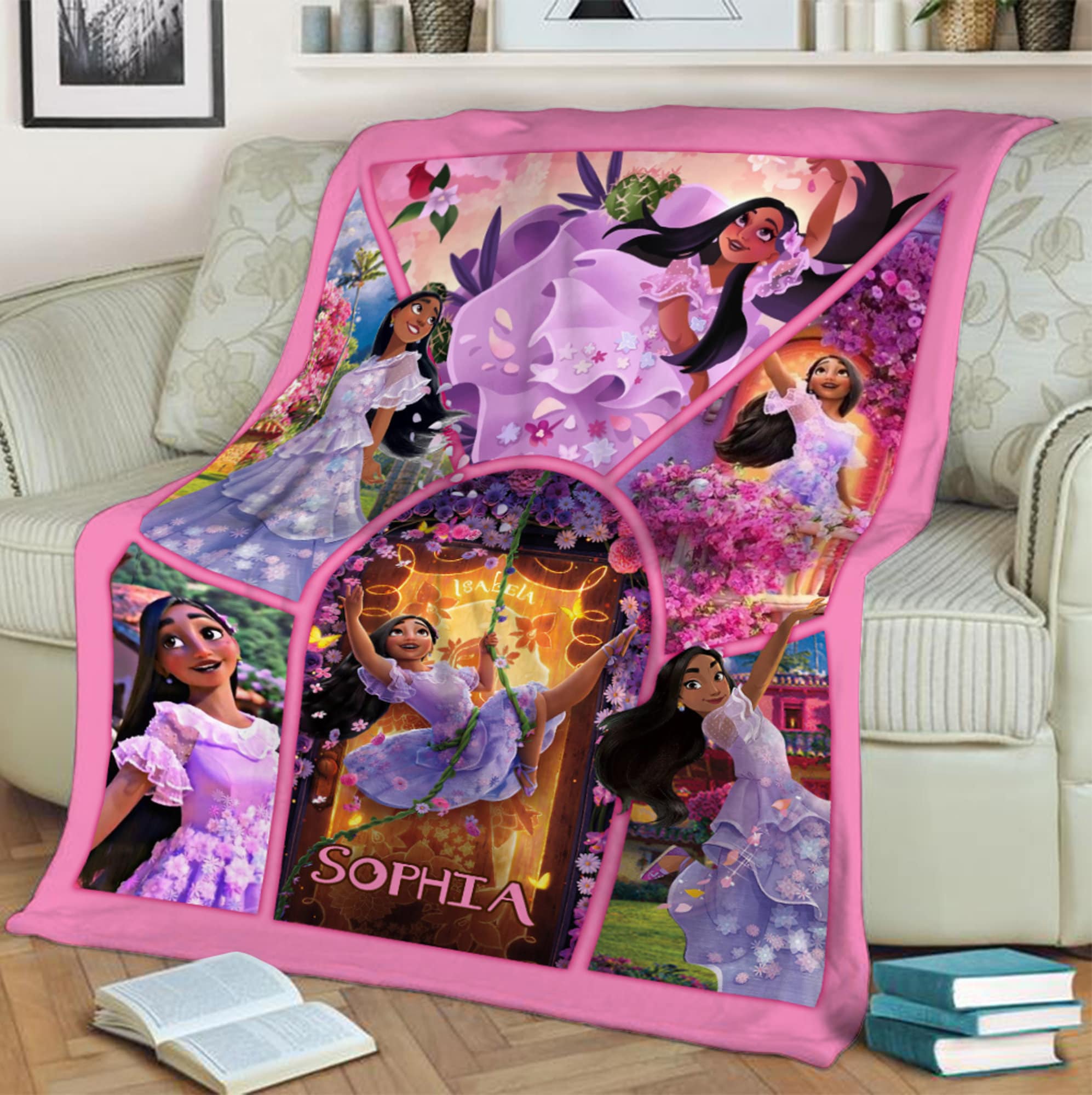 Northwest Disney's Encanto Pillow, 18 x 18, Perfect Isabella