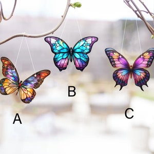 Butterfly Suncatcher, Butterfly Acrylic Window Hanging Decor, Butterfly Decor, Housewarming Gift