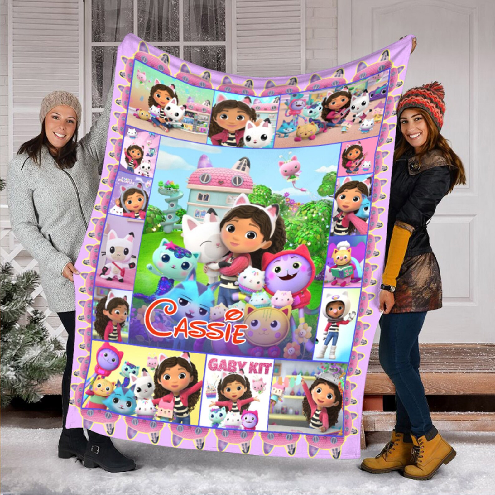 Personalized Gabby's Dollhouse Blanket Gabby's Etsy Australia
