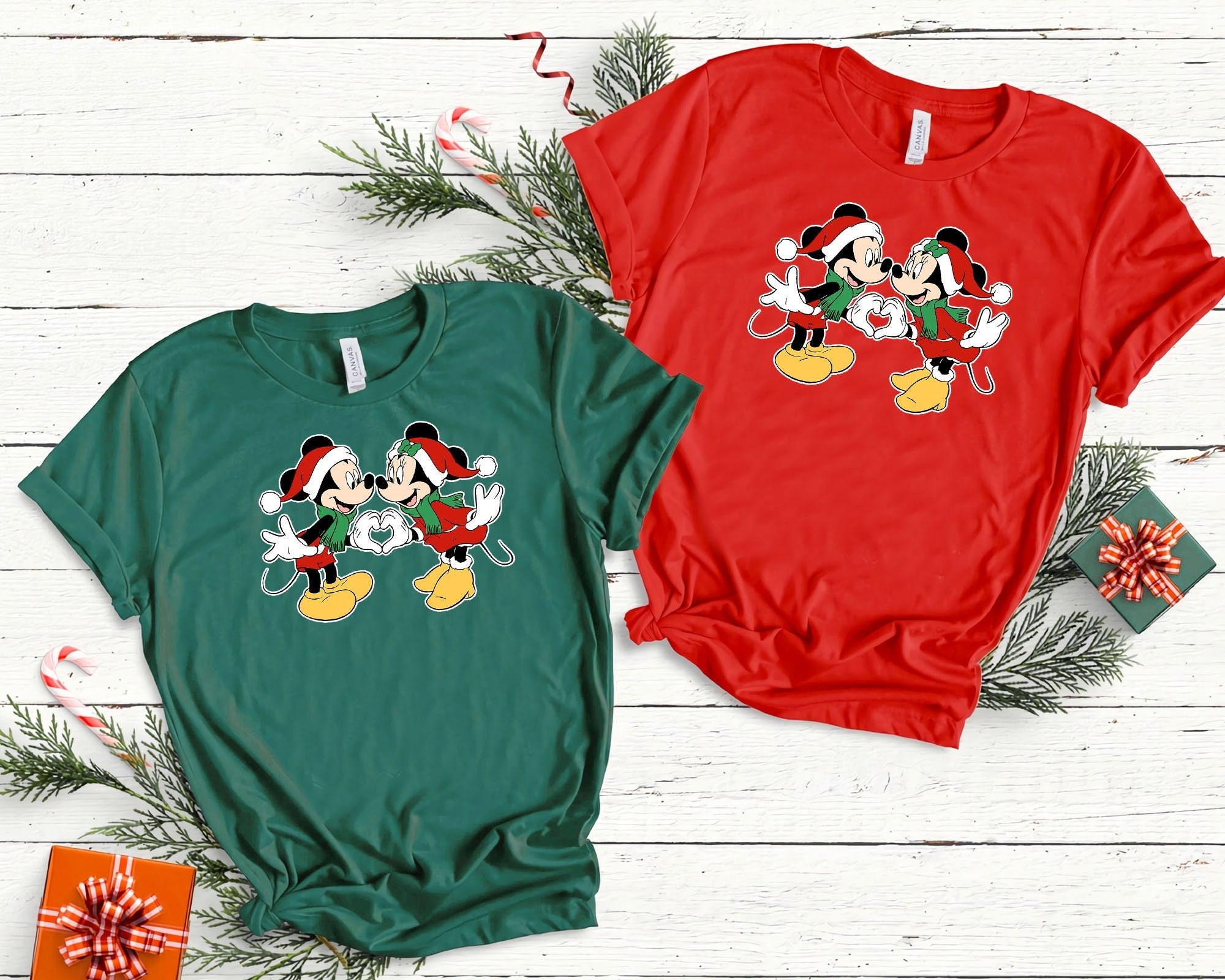Mickey and Minnie Mouse Shirt Disney 