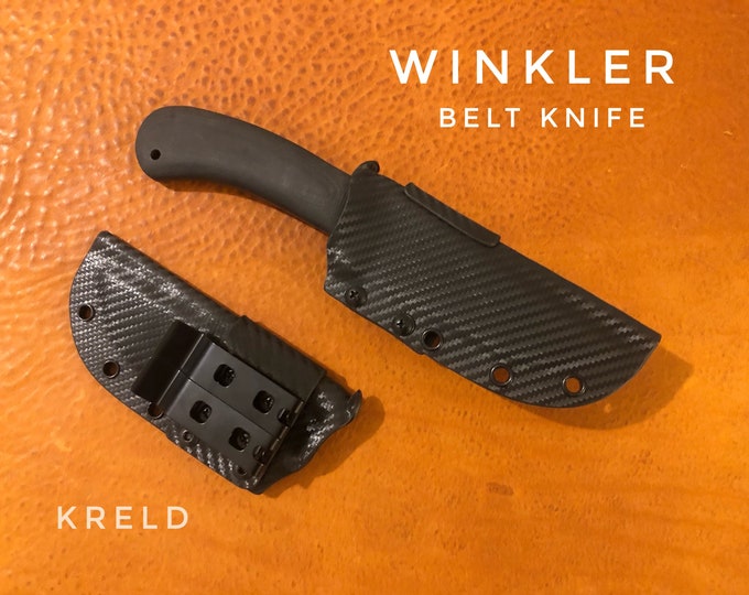Winkler BELT KNIFE Kydex Sheath Taco Style Only . Etsy