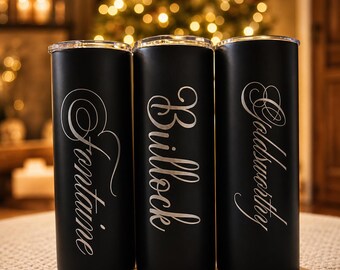 Personalisierte Laser gravierte Becher | Personalisierter Becher | Edelstahl | Lustiges Geschenk für Sie | Arbeit Geschenk