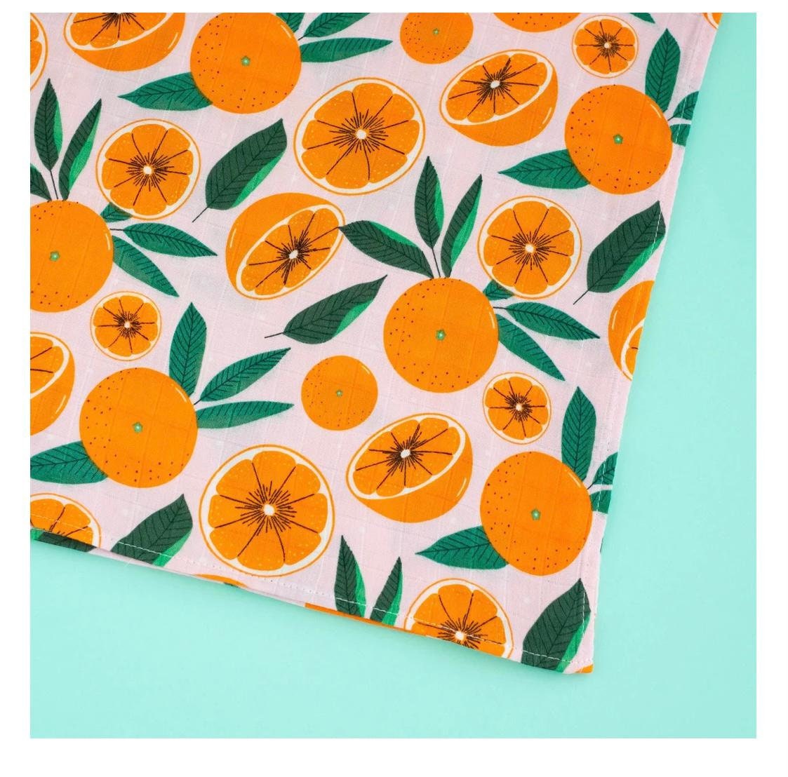 Clementine Baby Muslin Swaddle Blanket Bamboo 120cm X 120cm Etsy UK