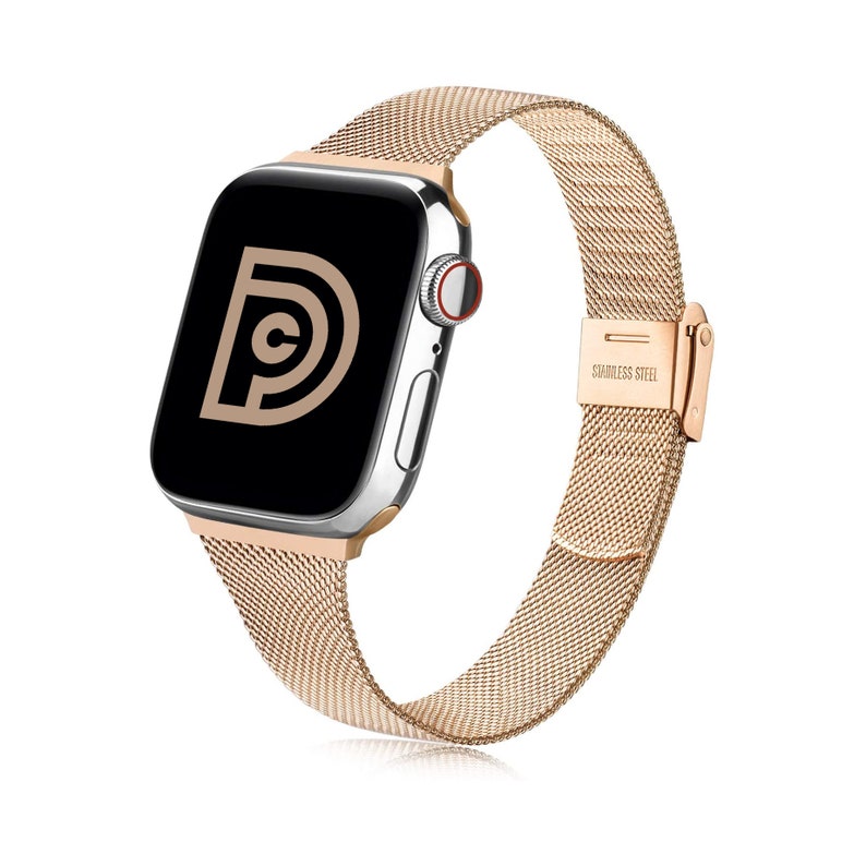 Gold Metal Apple Watch Strap Band 38mm 40mm 42m 44mm Stainless | Etsy